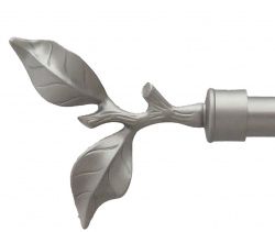 Закінчення для карнизу Orvit ЛИСТОК ТРОЯНДИ 25 мм САТИН 