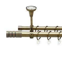 Модуло Дворядний Відкритий до стелі Гладка труба Кільце металеве Антик 