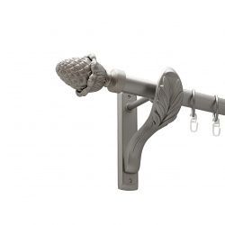 Цинара Однорядний Ретро Гладка труба Кільце металеве Сатин 