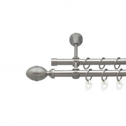 Фарже Дворядний Відкритий Гладка труба Кільце металеве Нержавіюча сталь 