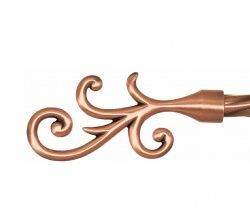 Закінчення для карнизу Orvit ФАЛА 16 мм МІДЬ 