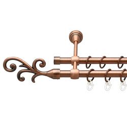 Фала Дворядний Литий Гладка труба Кільце металеве Мідь 