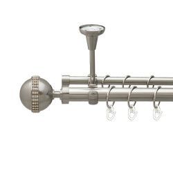 Авея Дворядний Відкритий до стелі Гладка труба Кільце металеве Нержавіюча сталь 