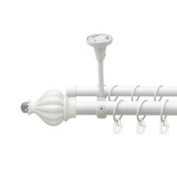 Таджа-кристал Дворядний Відкритий до стелі Гладка труба Кільце металеве Арктіс 