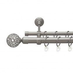 Савона Дворядний Відкритий Гладка труба Кільце металеве Сатин 