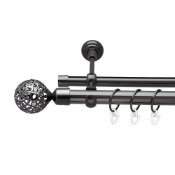 Савона Дворядний Опозитний Гладка труба Кільце металеве Онікс 