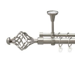 Арезо Дворядний Відкритий до стелі Гладка труба Кільце металеве Нержавіюча сталь 