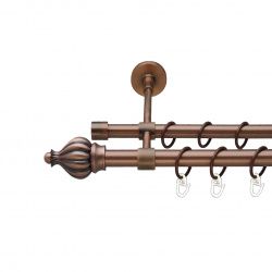 Таджа Дворядний Закритий Гладка труба Кільце металеве Мідь 