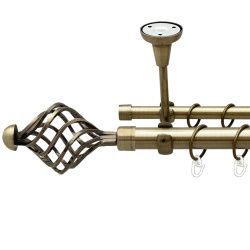 Арезо Дворядний Відкритий до стелі Гладка труба Кільце металеве Антик 