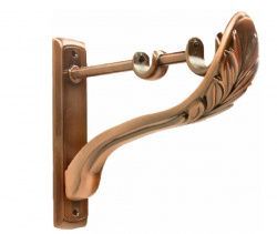 Тримач Orvit РЕТРО дворядний до стіни 25\19 мм МІДЬ