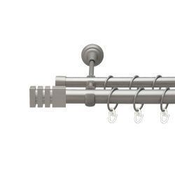 Акорда Дворядний Відкритий Гладка труба Кільце металеве Сатин 