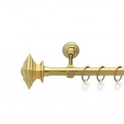 Борджеза Однорядний Відкритий Гладка труба Кільце металеве Золото 