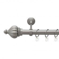 Таджа Однорядний Відкритий Гладка труба Кільце металеве Сатин 