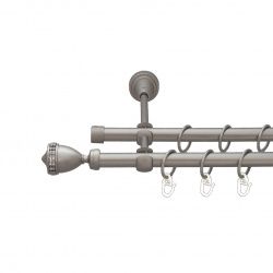 Етернія Дворядний Відкритий Гладка труба Кільце металеве Сатин 