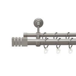 Акорда Дворядний Відкритий до стелі Гладка труба Кільце металеве Сатин 