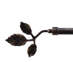 Закінчення для карнизу Orvit ТОСКАНА 16 мм ЧОРНЕ ЗОЛОТО 