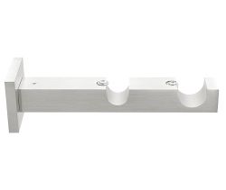 Тримач Orvit ТЕХНО дворядний до стіни 25\19 мм НЕРЖАВІЮЧА СТАЛЬ