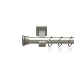 Дуо Однорядний Техно Гладка труба Кільце металеве Сатин 