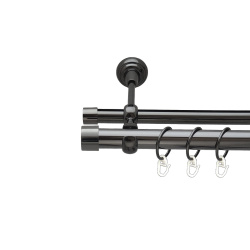 Заглушка Дворядний Опозитний Гладка труба Кільце металеве Онікс 