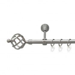 Ажур Однорядний Відкритий Гладка труба Кільце металеве Нержавіюча сталь 