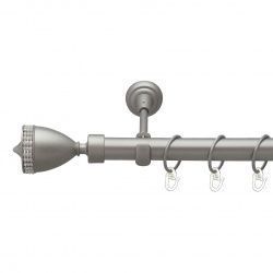 Етернія Однорядний Відкритий Гладка труба Кільце металеве Сатин 