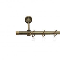 Заглушка Однорядний Відкритий Гладка труба Кільце металеве Антик 