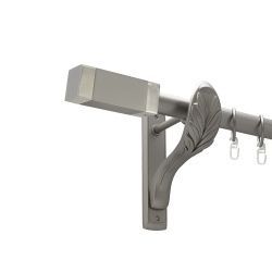 Квадро Однорядний Ретро Гладка труба Кільце металеве Сатин 