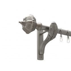 Шато Однорядний Ретро Гладка труба Кільце металеве Сатин 