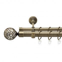 Савона Дворядний Відкритий Гладка труба Кільце металеве Антик 