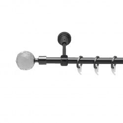 Люміера Однорядний Відкритий Гладка труба Кільце фасонне металеве  Онікс 