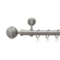 Авея Однорядний Відкритий Гладка труба Кільце металеве Сатин 