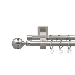 Кортеза Дворядний Техно Гладка труба Кільце металеве Нержавіюча сталь 