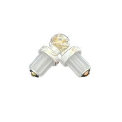 КУТОВИЙ з'єднувач для труби Orvit 16 мм БІЛЕ ЗОЛОТО