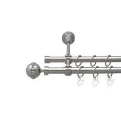 Авея Дворядний Відкритий Гладка труба Кільце металеве Нержавіюча сталь 