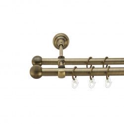 Куля болонь Дворядний Відкритий Гладка труба Кільце металеве Антик 