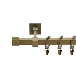 Купер ( заглушка ) Однорядний Бруклін Гладка труба Кільце тихохідне квадро з жабкою Антик 