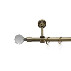 Люміера Однорядний Відкритий Гладка труба Кільце металеве Антик 