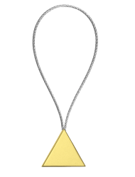 Магнітна підв'язка Orvit для штор ТРИКУТНИК ЗОЛОТО МАТОВЕ