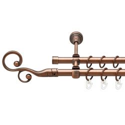 Флорес Дворядний Відкритий Гладка труба Кільце металеве Мідь 