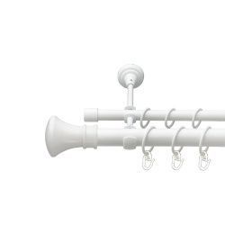 Люксор Дворядний Відкритий Гладка труба Кільце металеве Арктіс 