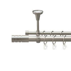 Модуло Дворядний Відкритий до стелі Гладка труба Кільце металеве Нержавіюча сталь 