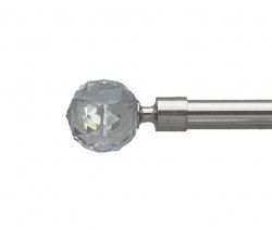 Закінчення для карнизу Orvit ЛЮМІЕРА 19 мм НЕРЖАВІЮЧА СТАЛЬ 