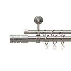 Модуло Дворядний Відкритий Гладка труба Кільце металеве Нержавіюча сталь 