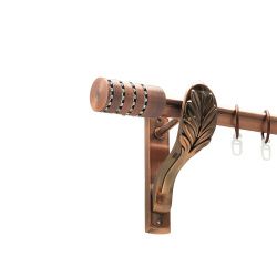 Барамелла Однорядний Ретро Гладка труба Кільце металеве Мідь 