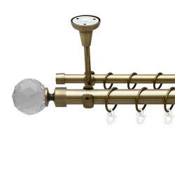 Люміера Дворядний Відкритий до стелі Гладка труба Кільце металеве Антик 