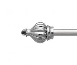 Закінчення для карнизу Orvit ТАДЖА-КРИСТАЛ 16 мм ХРОМ 