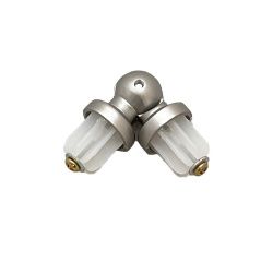 КУТОВИЙ з'єднувач для труби Orvit 19 мм САТИН