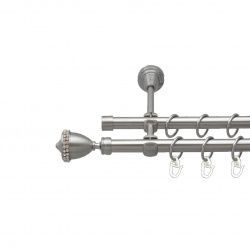 Етернія Дворядний Відкритий Гладка труба Кільце металеве Нержавіюча сталь 