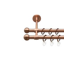 Куля болонь Дворядний Закритий Гладка труба Кільце металеве Мідь 