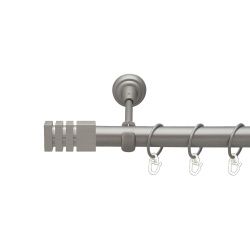 Акорда Однорядний Відкритий Гладка труба Кільце металеве Сатин 